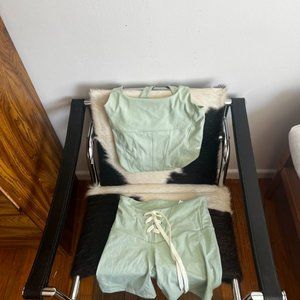 NWOT New Balance x STAUD Top & Shorts Set